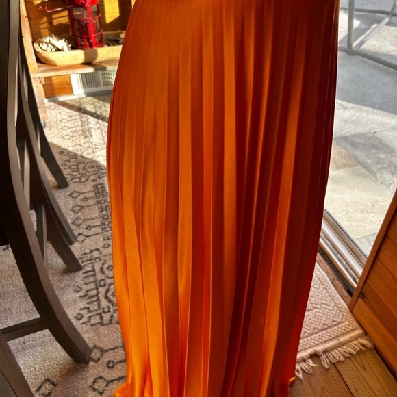 My Michelle Orange Prom Dress size M - Picture 7 of 12